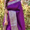 buy Soft Banarasi Silk Saree with Thousand Butti Design